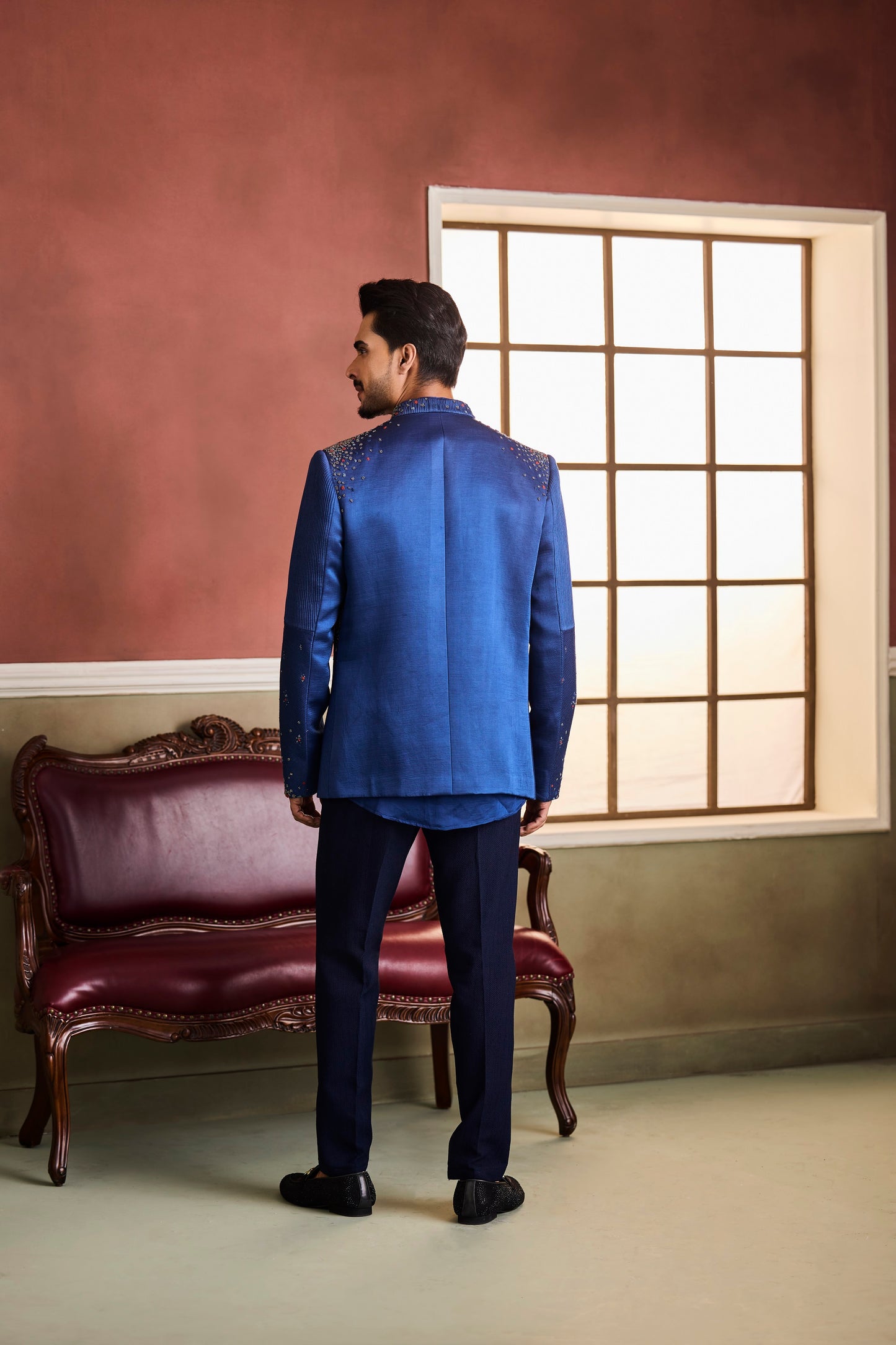 Gun Metal Jacket Set