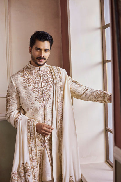 Rass Sherwani Set