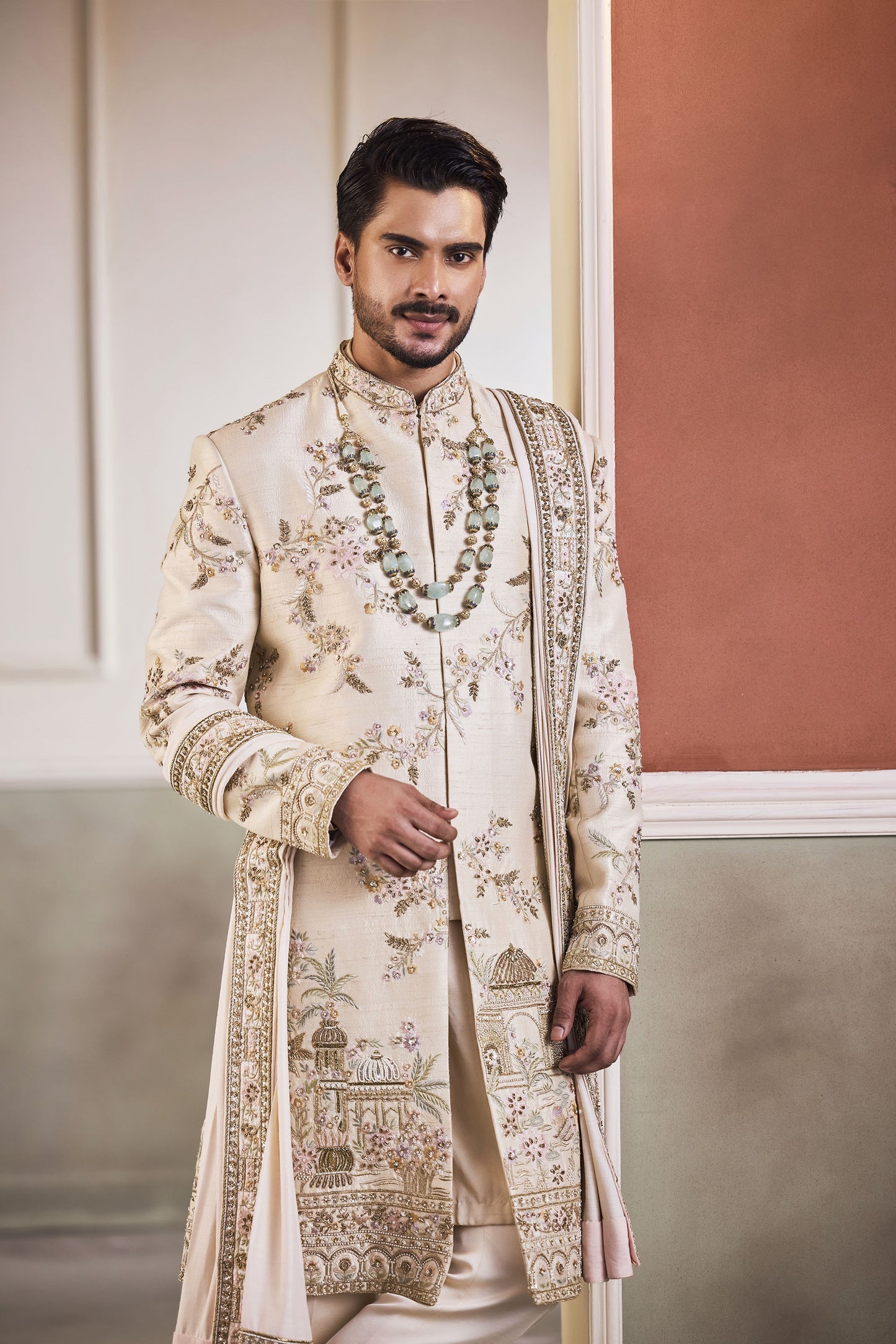 Krishna Sherwani Set