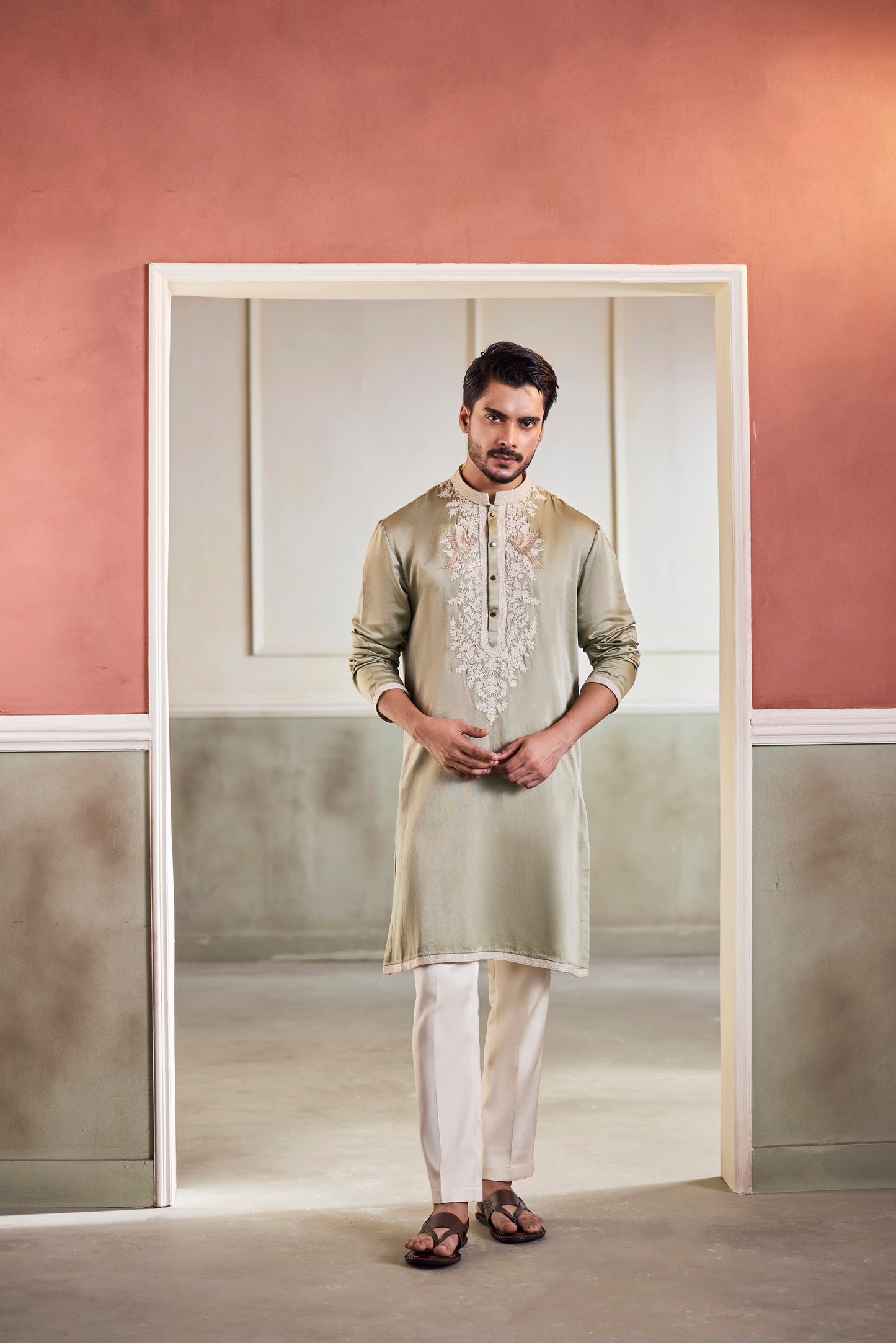 Golden Bird Kurta Set