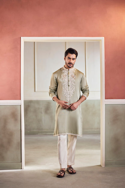 Golden Bird Kurta Set