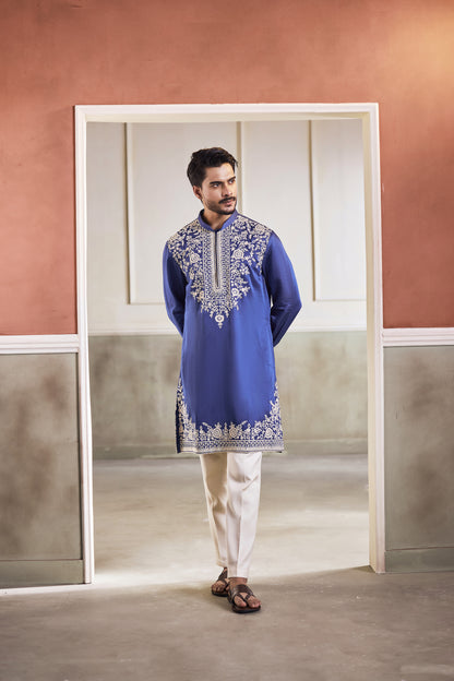 Karan Cobalt Kurta Set