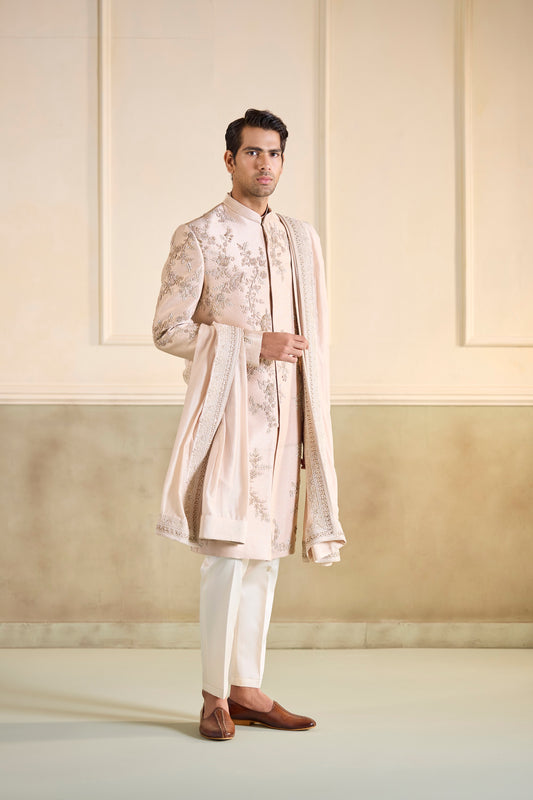 Blush Champagne Sherwani