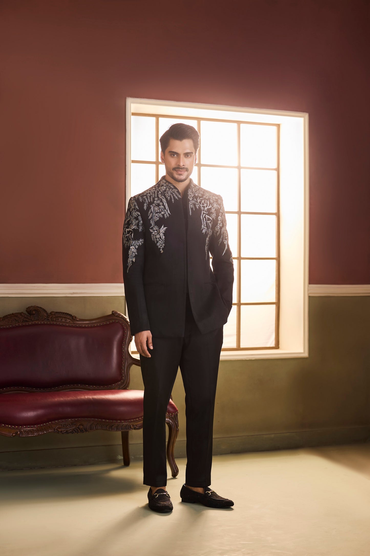 Midnight Flair Jacket set