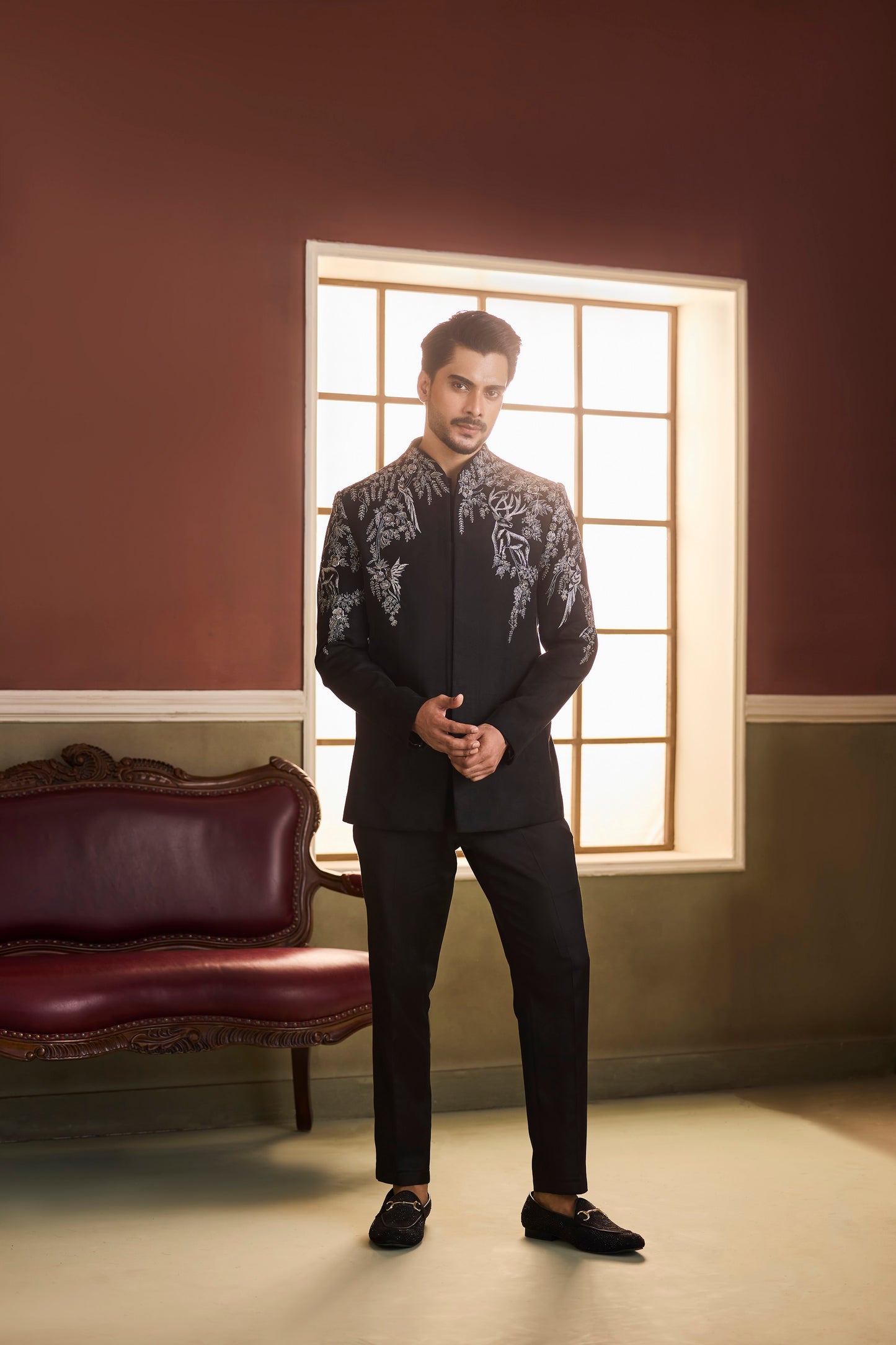 Midnight Flair Jacket set