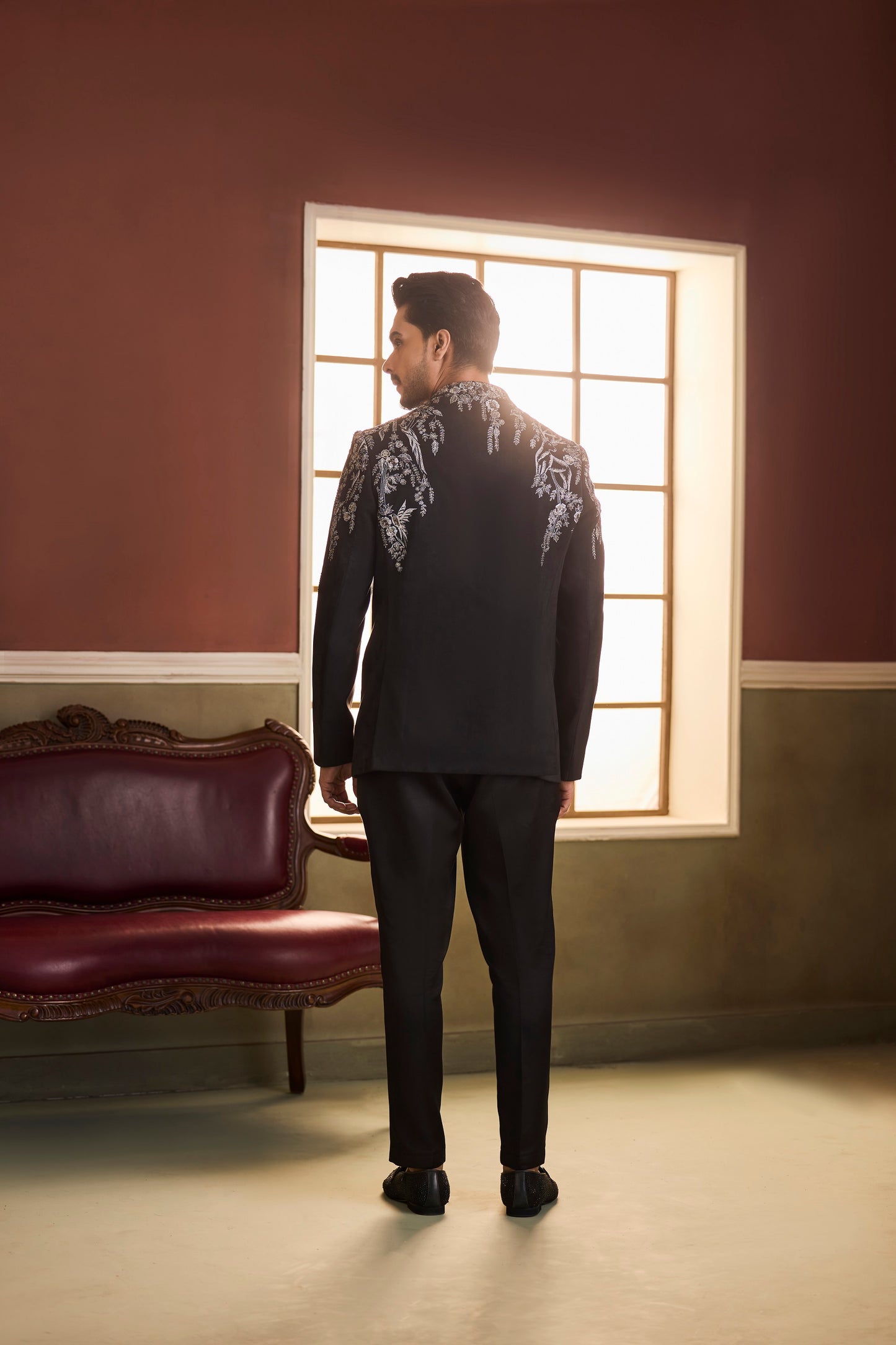 Midnight Flair Jacket set