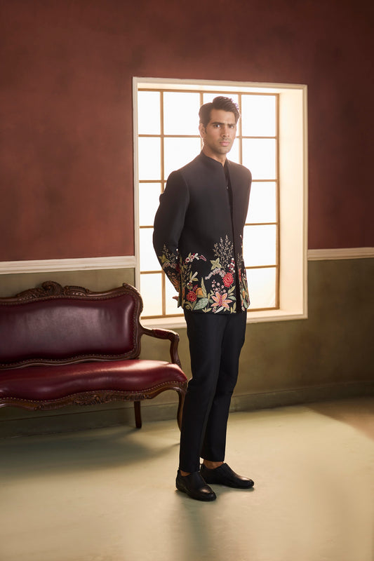 Max Black Jacket Set