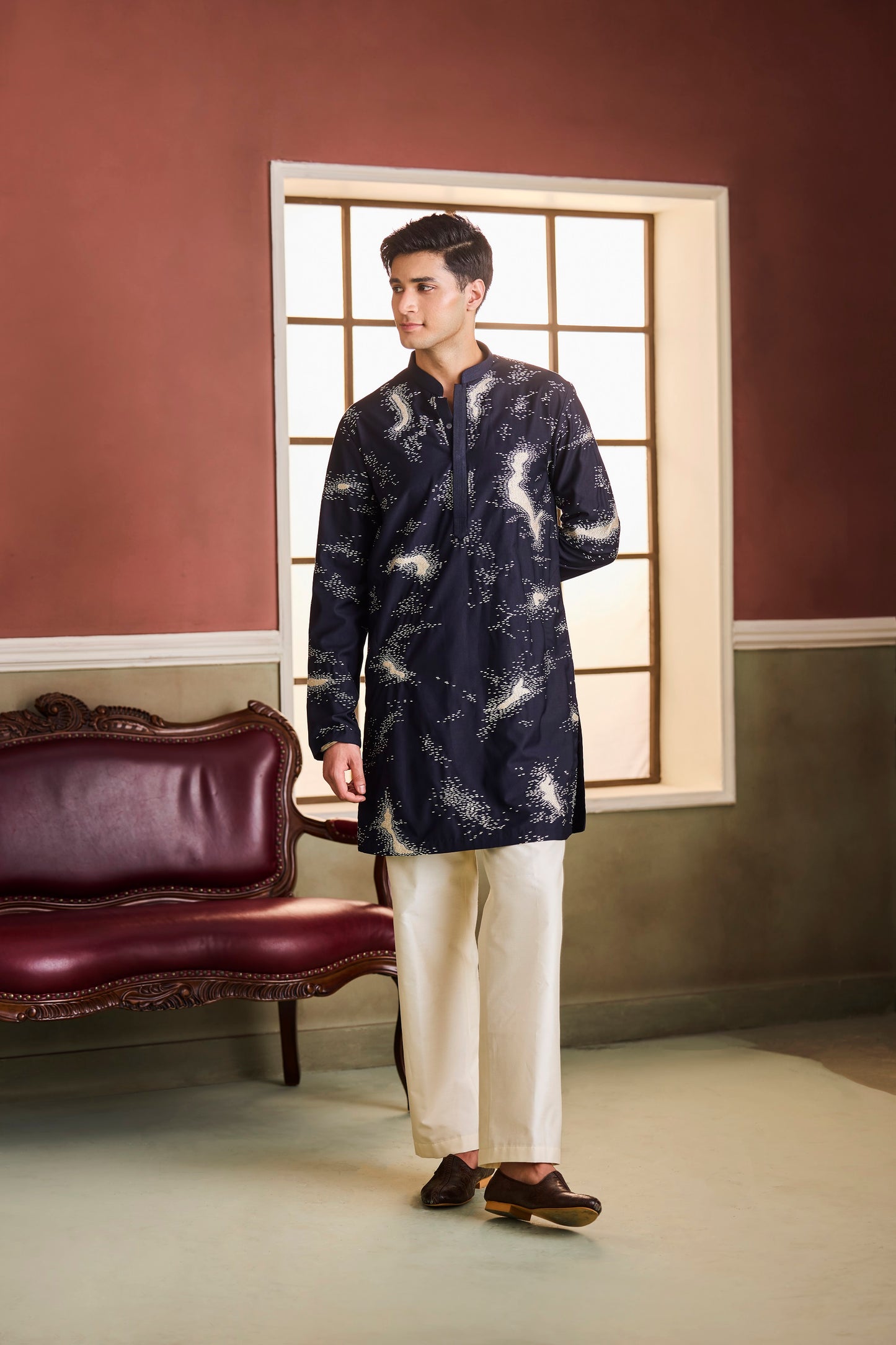 Abstract Kurta Set