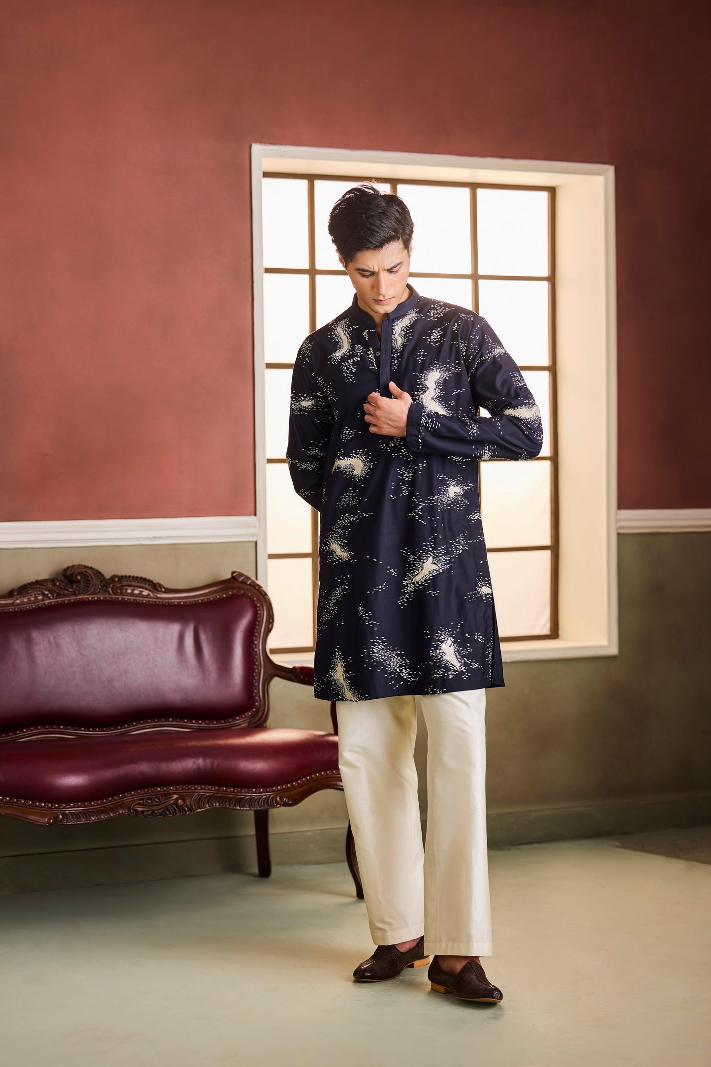 Abstract Kurta Set