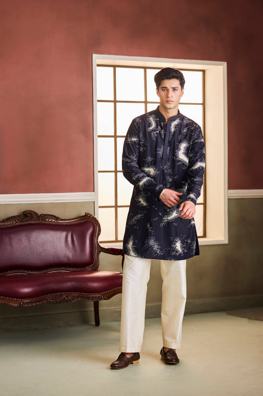Abstract Kurta Set