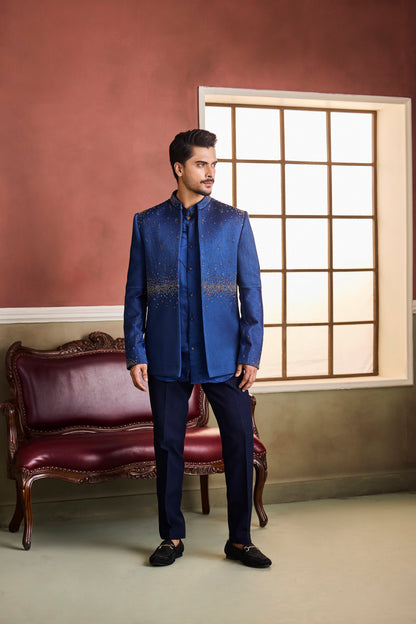 Gun Metal Jacket Set