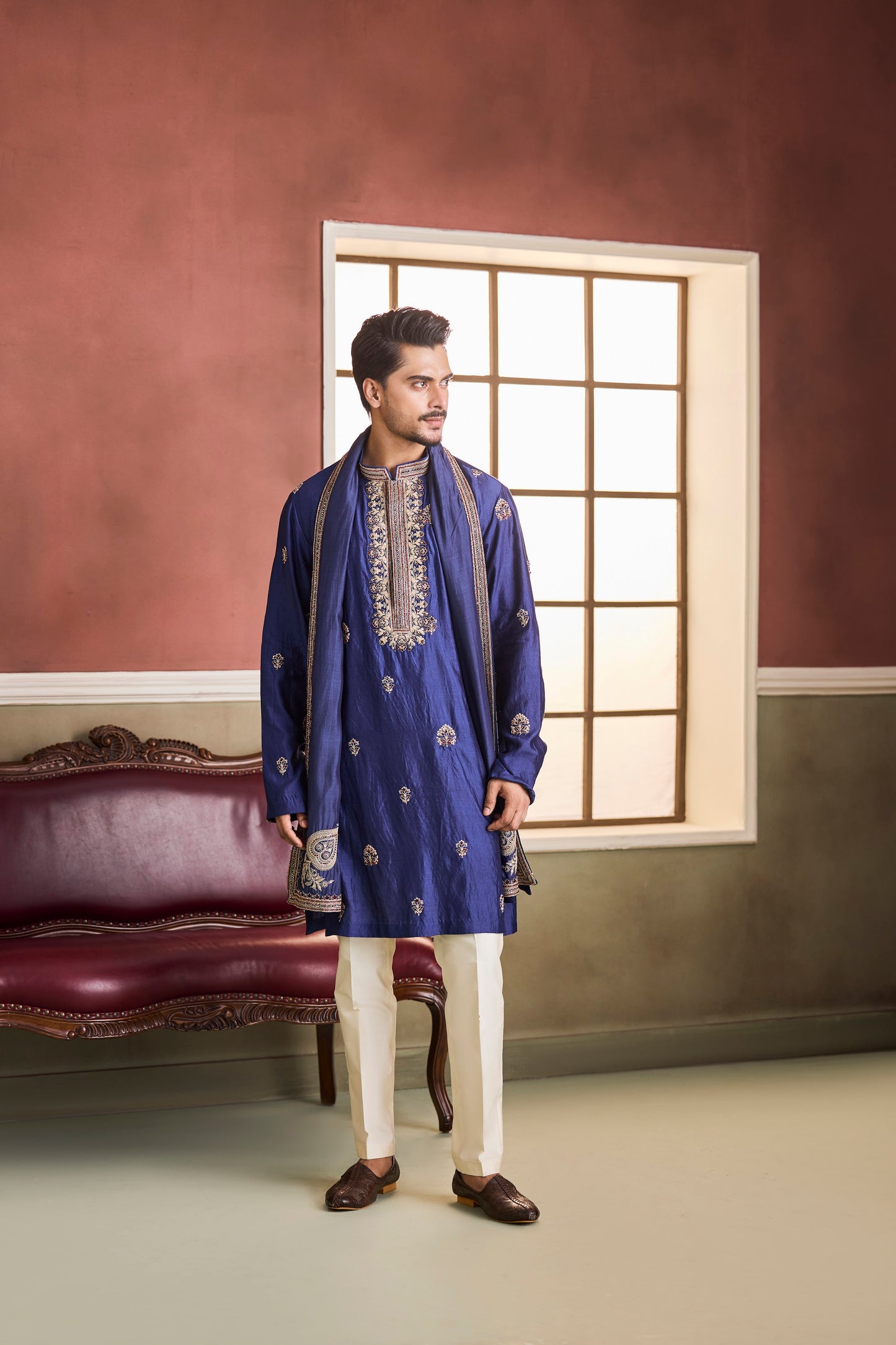 Fiesta Blue Kurta Set