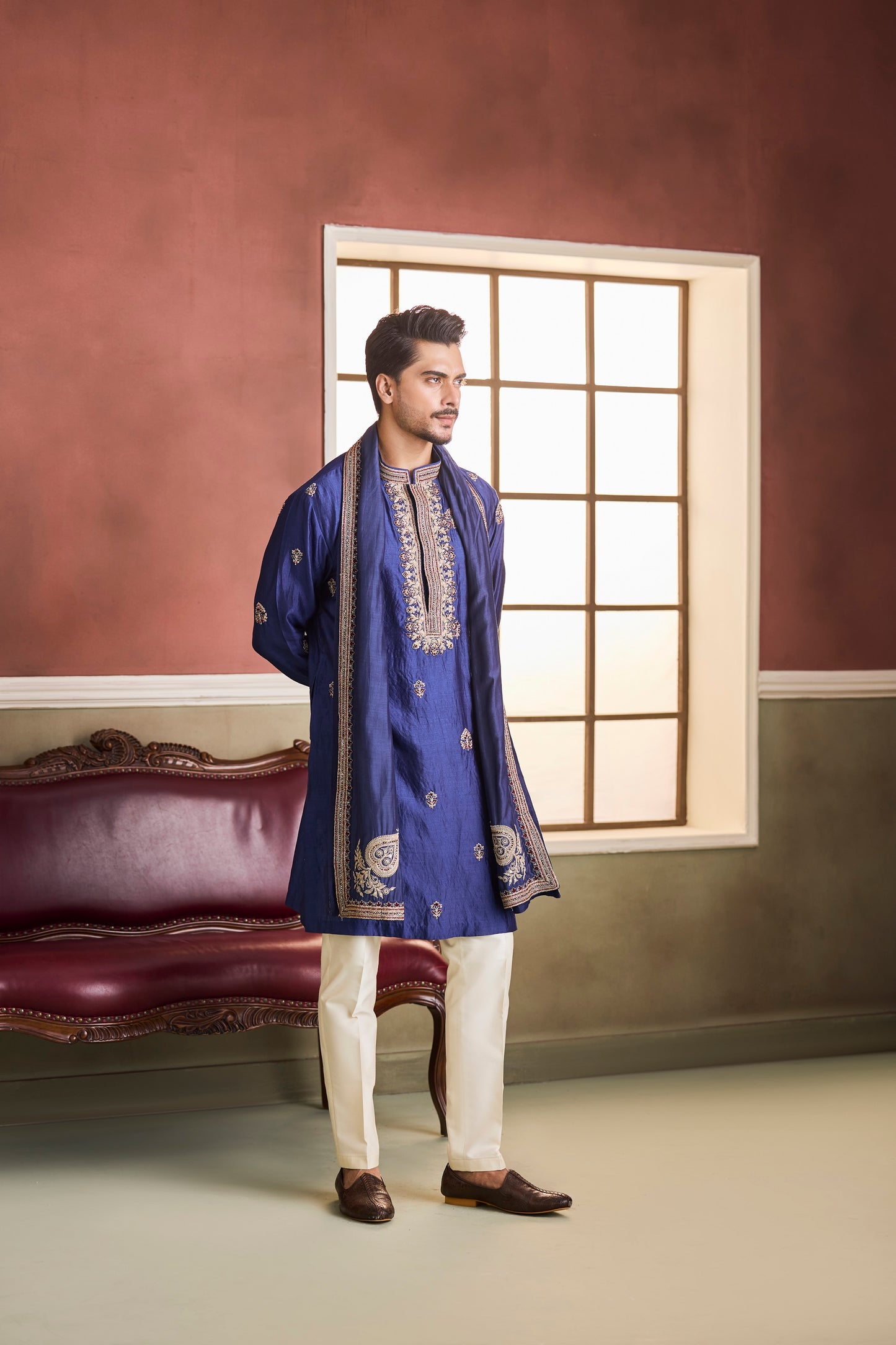 Fiesta Blue Kurta Set