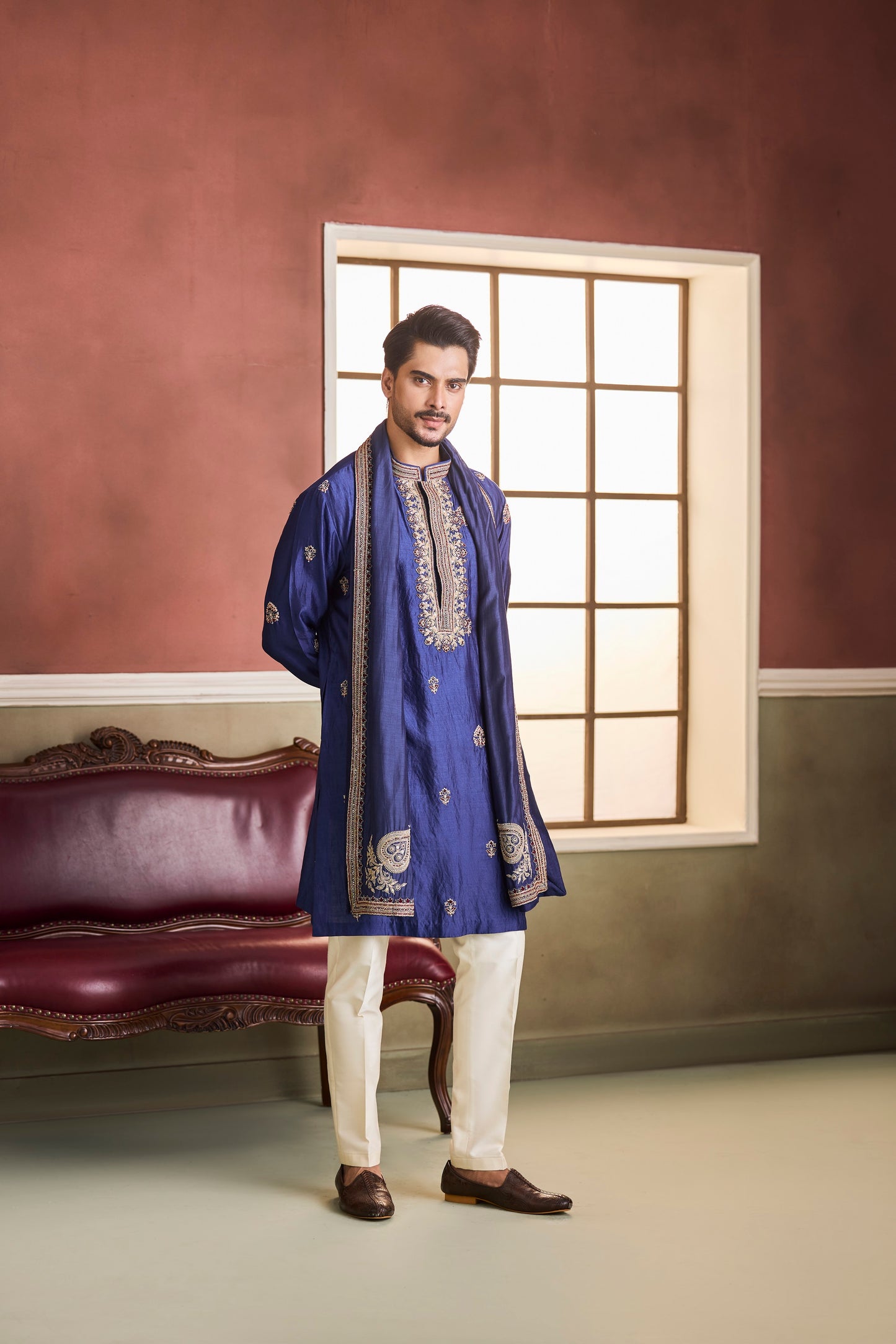 Fiesta Blue Kurta Set