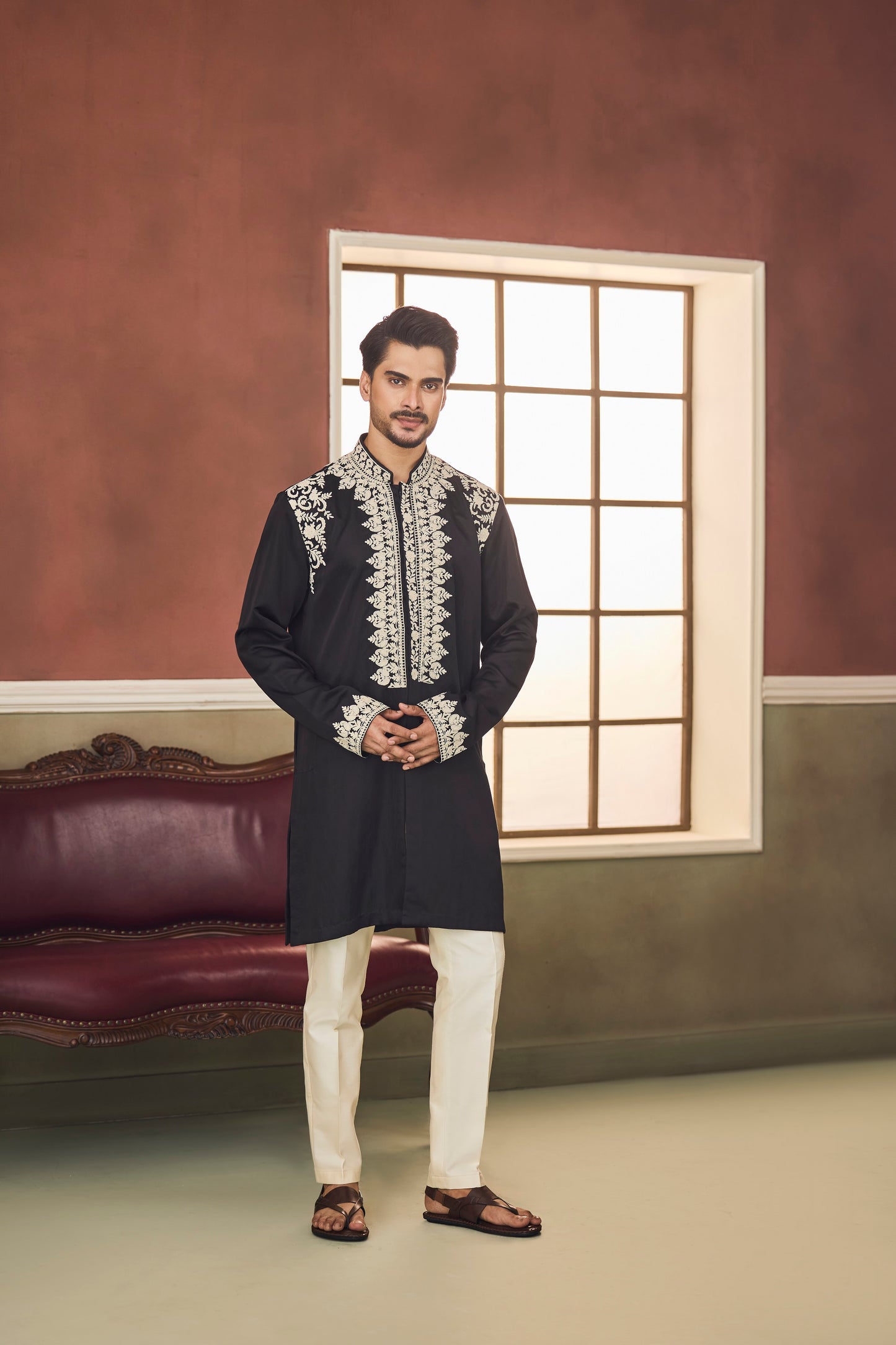 Imperial Black Kurta Set