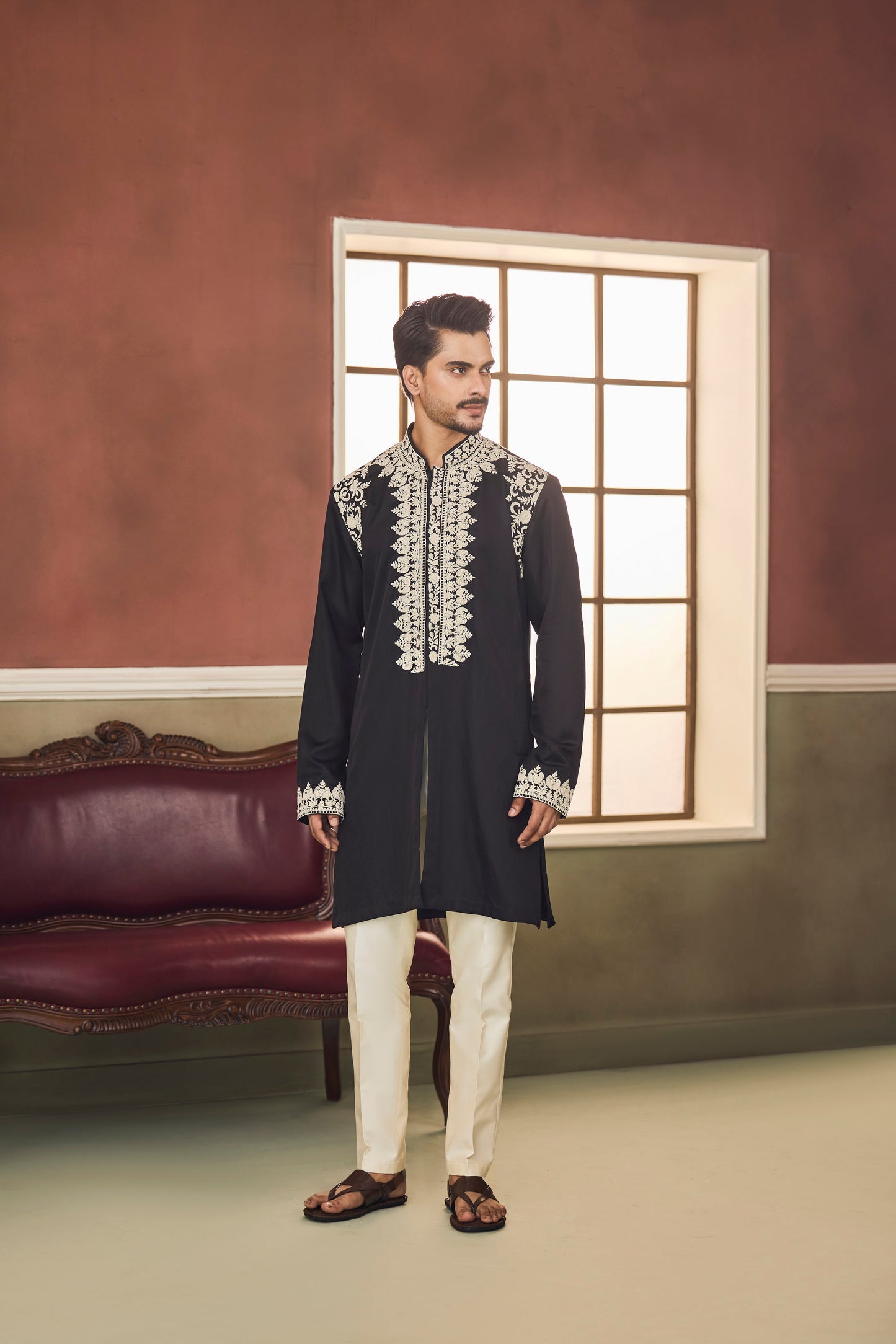Imperial Black Kurta Set