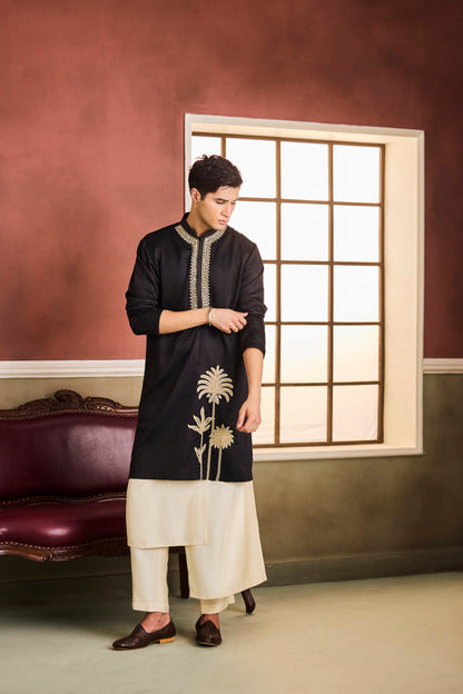 Golden Palm Kurta Set