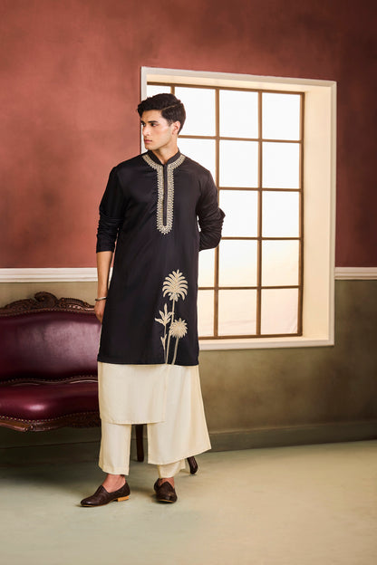 Golden Palm Kurta Set