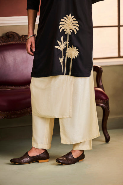 Golden Palm Kurta Set